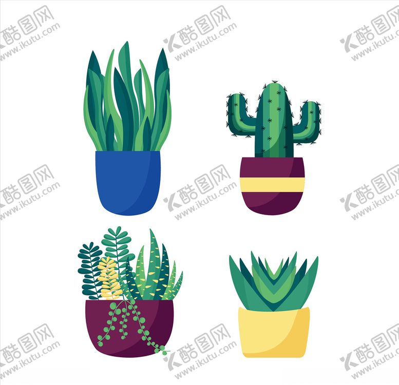 编号：72146509102021435317【酷图网】源文件下载-卡通仙人掌素材