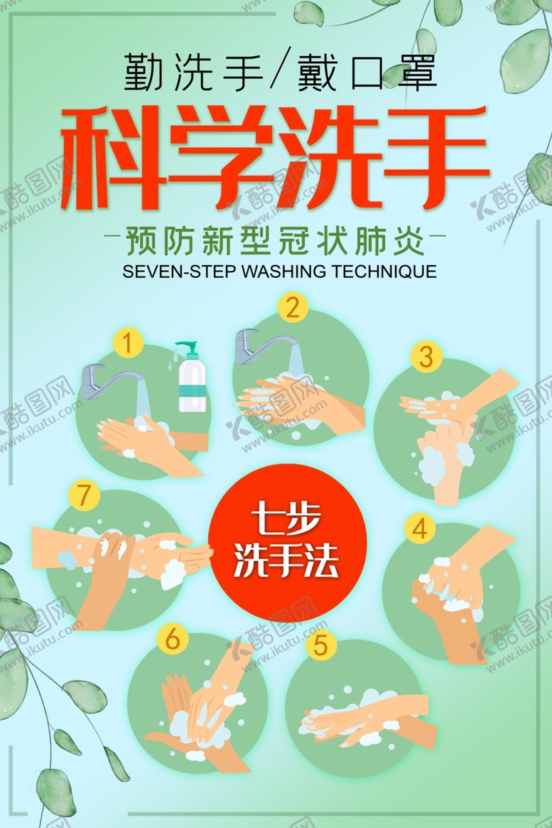 编号：57602107120949449048【酷图网】源文件下载-科学洗手