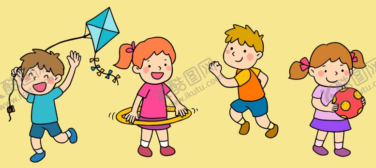 编号：52947010031838298871【酷图网】源文件下载-儿童户外运动
