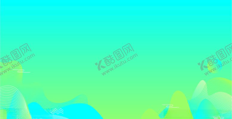 编号：67760805101521191406【酷图网】源文件下载-绿色线条背景海报