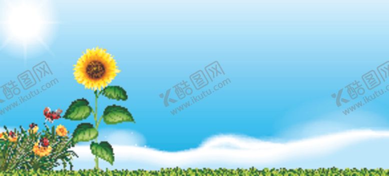 编号：87157110231605241439【酷图网】源文件下载-向日葵背景