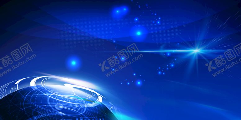编号：43078109181648072708【酷图网】源文件下载-大气蓝色背景