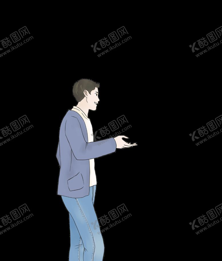 编号：87956109210401168397【酷图网】源文件下载-卡通人物分层