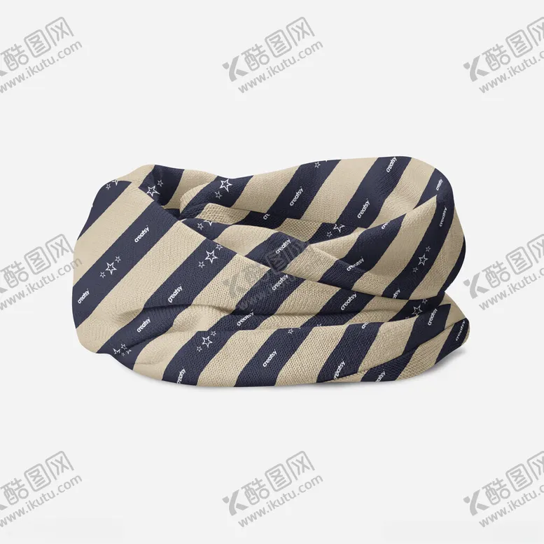 围巾效果图设计样机样机