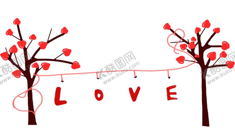 编号：84952709192306448311【酷图网】源文件下载-多彩爱心树