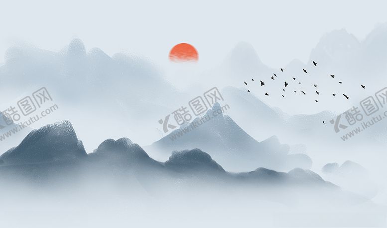 编号：66937510220718174278【酷图网】源文件下载-新中式山水