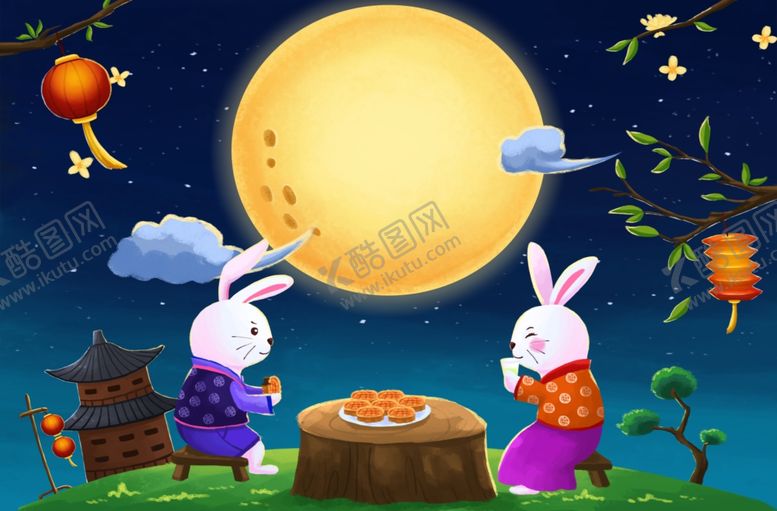 编号：63876907010716192721【酷图网】源文件下载-中秋节海报图片