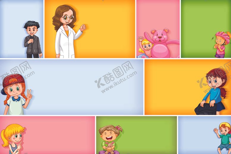 编号：31163104211220028907【酷图网】源文件下载-卡通矢量儿童