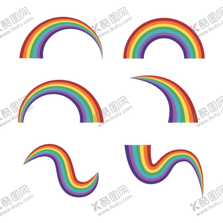 编号：87219104260232506222【酷图网】源文件下载-彩虹彩色背景