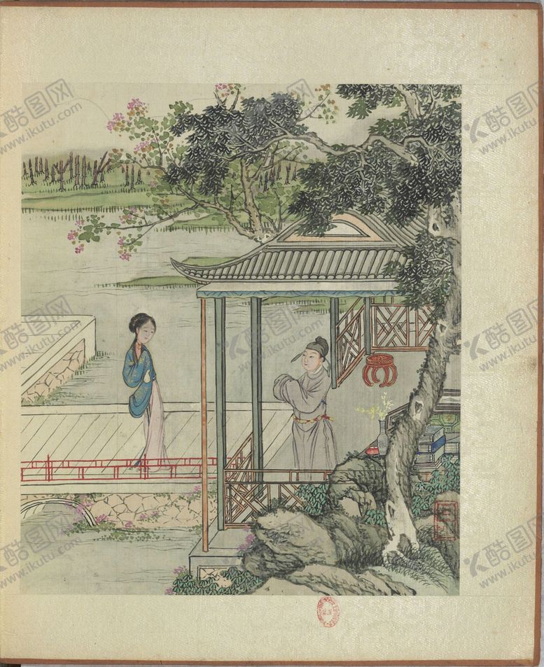 编号：75602405110711356061【酷图网】源文件下载-西厢记风月秋声图