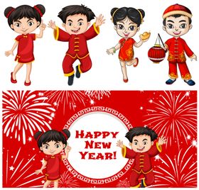 新年小孩