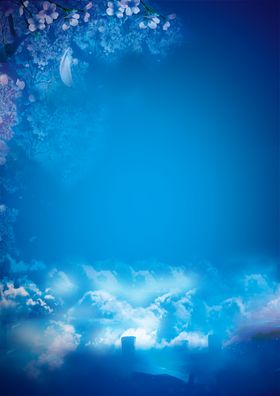 现代星空蓝色渐变色背景