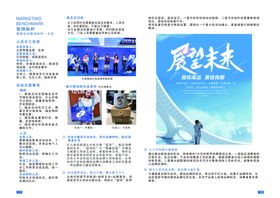 两页画册灯饰宣传简单大气风格