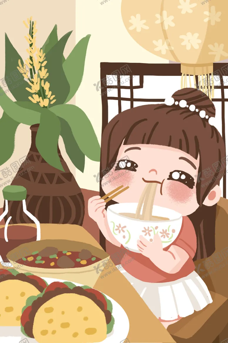 编号：86735209161809207658【酷图网】源文件下载-美食插画