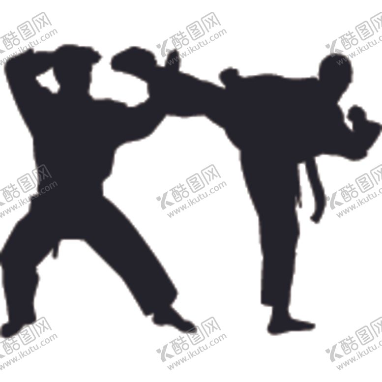 编号：29994504131829354685【酷图网】源文件下载-武术格斗剪影