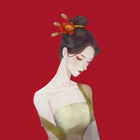 古风美女插画