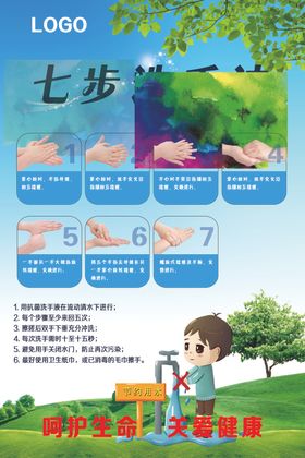 七步洗手法