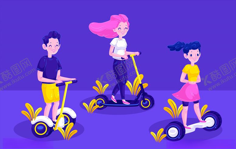 编号：94086310122043159406【酷图网】源文件下载-平衡车