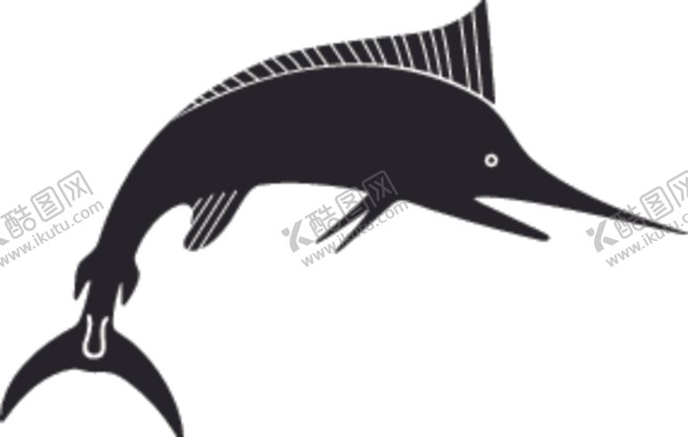编号：15894710231648164059【酷图网】源文件下载-海洋生物系列剑鱼