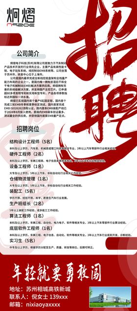 企业招聘海报诚邀英才