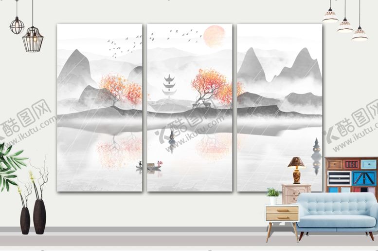 编号：95582809280201024150【酷图网】源文件下载-山水画