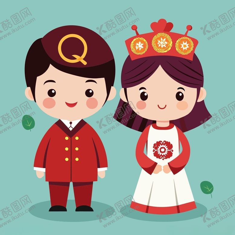 编号：77007202161235061072【酷图网】源文件下载-结婚人物