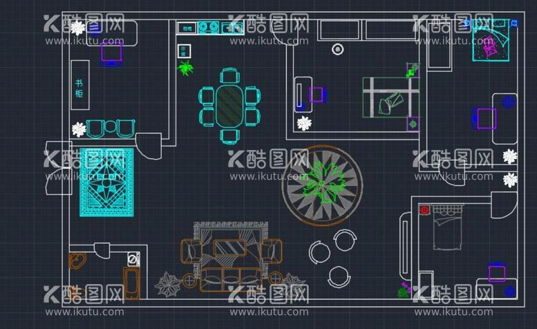 编号：70801102042338269750【酷图网】源文件下载-室内平面图