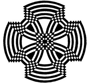 镂空花图案