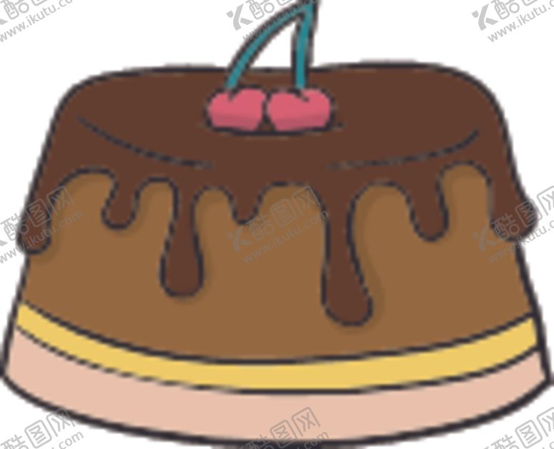 编号：80608609241400359715【酷图网】源文件下载-巧克力蛋糕