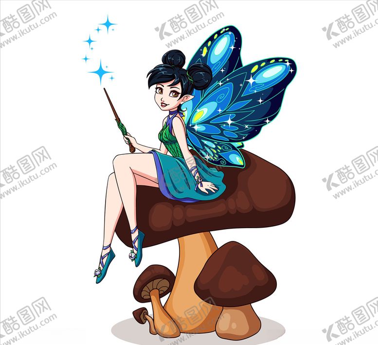 编号：44741107021608457501【酷图网】源文件下载-卡通花仙子