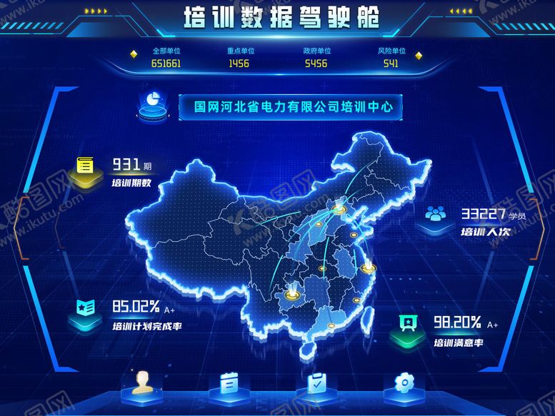 编号：53509505150901429317【酷图网】源文件下载-可视化大屏界面UI设计