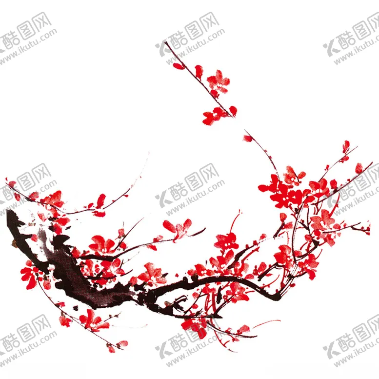 编号：18127601271936056901【酷图网】源文件下载-水墨花卉