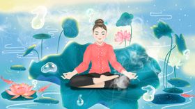 大暑海报大暑素材小暑素材