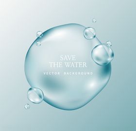 晶莹剔透水珠水滴