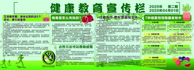 编号：64792510100349226561【酷图网】源文件下载-健康教育宣传栏