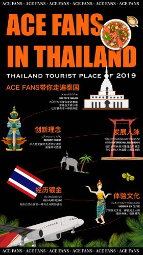 泰国游学造势海报