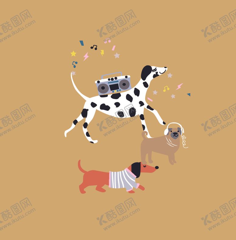 编号：32377505080046007736【酷图网】源文件下载-卡通狗