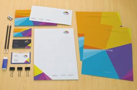 品牌VI样机T场景提案logo办公场景