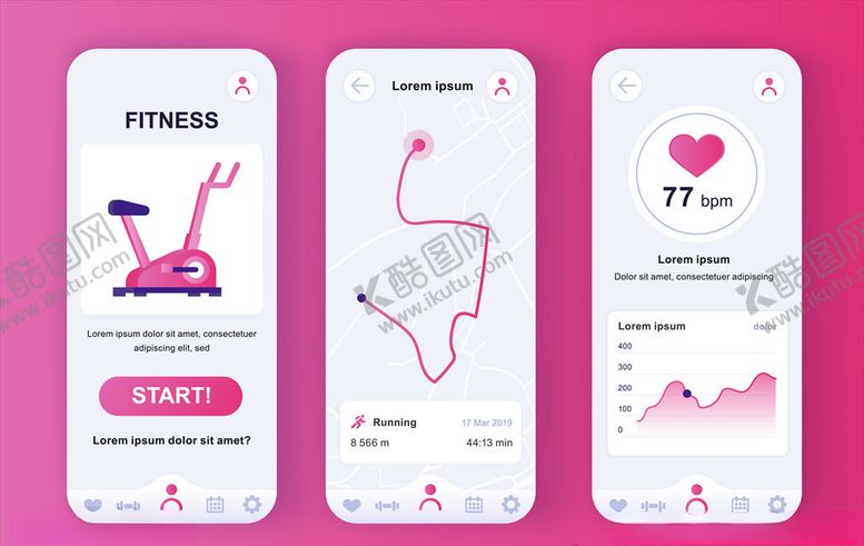 编号：23450310170319214628【酷图网】源文件下载-手机UI界面