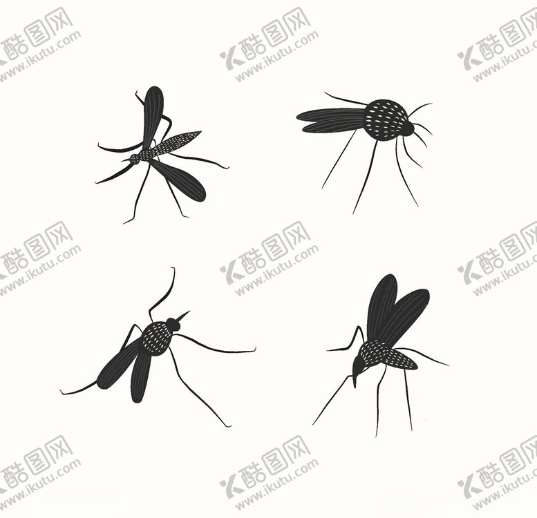 编号：35618206190401279025【酷图网】源文件下载-蚊子剪影