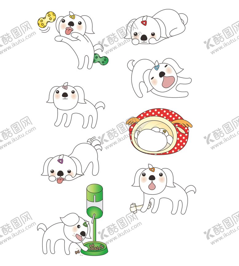 编号：96683607090342137055【酷图网】源文件下载-可爱小狗