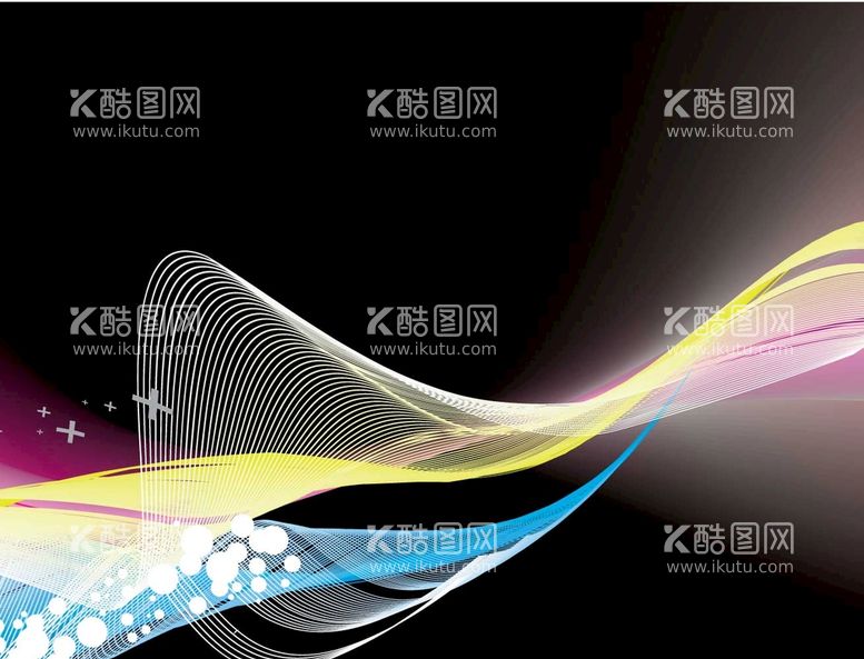 编号：59261709151621094890【酷图网】源文件下载-曲线背景抽象底纹动感线条