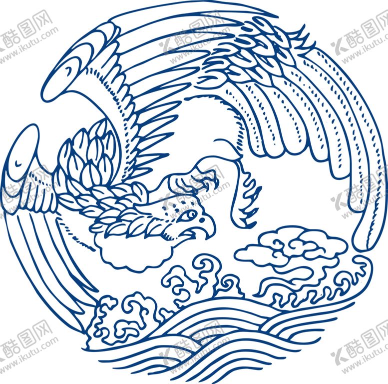 编号：87934205111815528270【酷图网】源文件下载-青花瓷图案