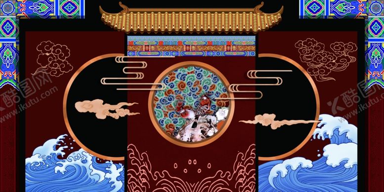 编号：86612103011938326568【酷图网】源文件下载-中式迎宾
