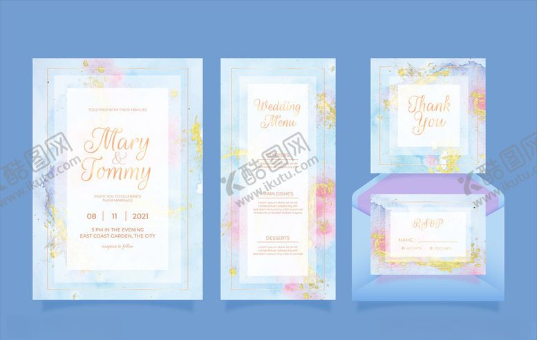 编号：36835309091231188399【酷图网】源文件下载-花卉邀请函