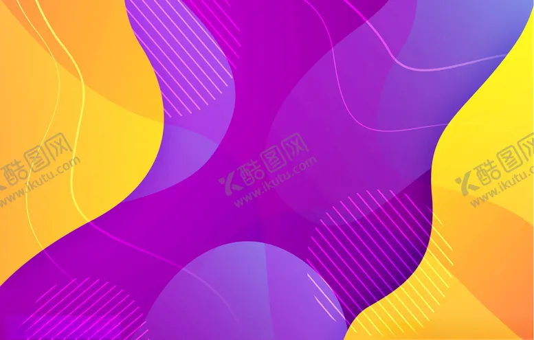 编号：93304907020557067103【酷图网】源文件下载-波浪多彩动感抽象背景