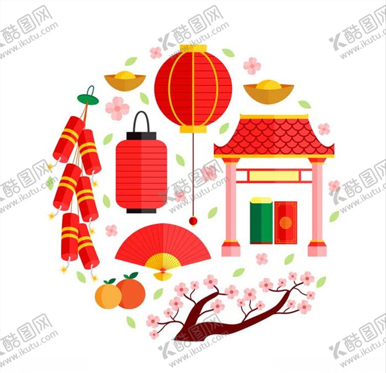 编号：98364710040527267902【酷图网】源文件下载-新年元素