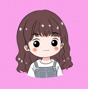 Q版插画人物头像食品包装插图