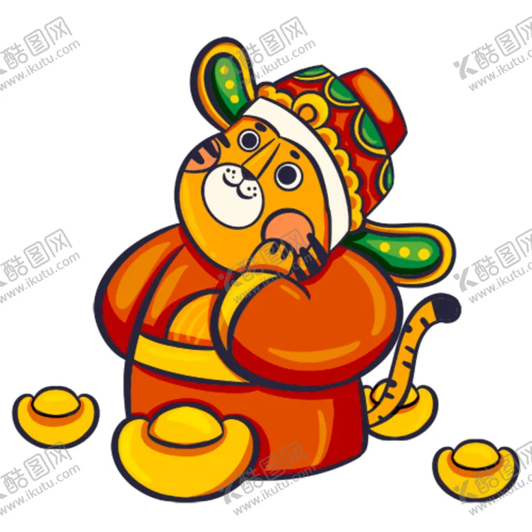 编号：37400210221249471827【酷图网】源文件下载-卡通虎年素材