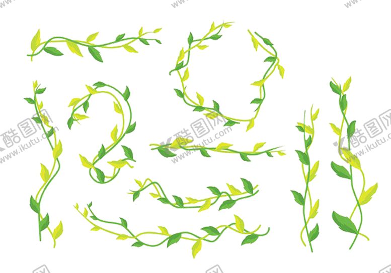 编号：24818410061253435884【酷图网】源文件下载-绿色装饰